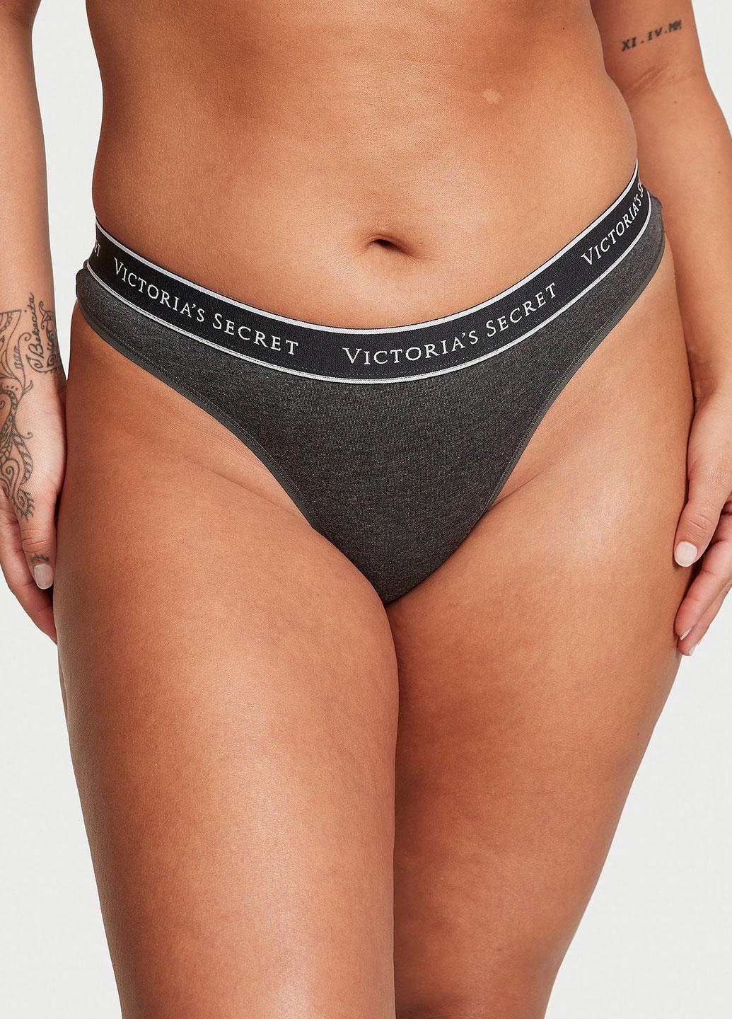 Трусики Victoria's Secret XS Серый (356000602114QDVXS)