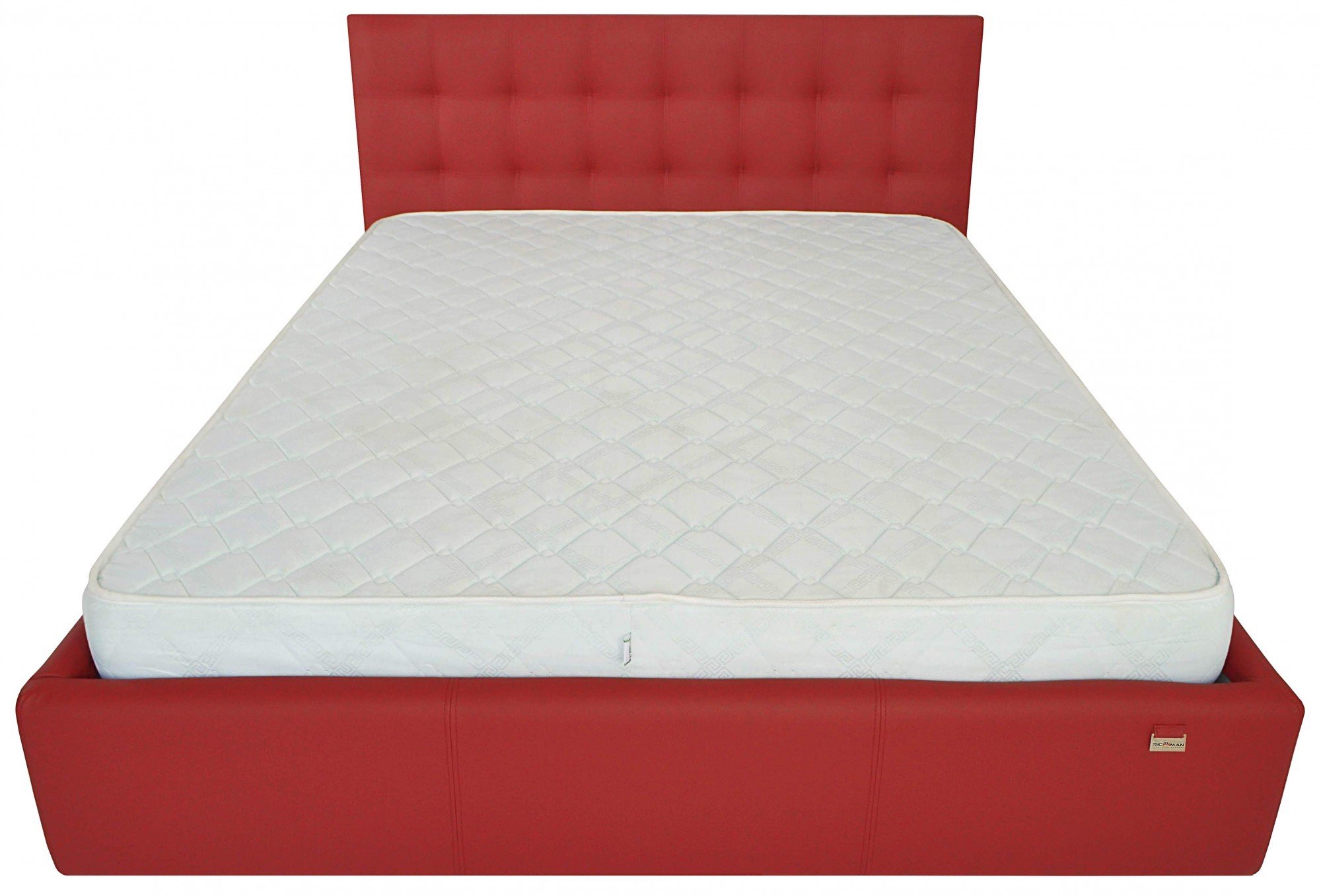 Кровать Chester New Comfort 140 х 200 см Fly 2210 С подъемным механизмом и нишей для белья Красный