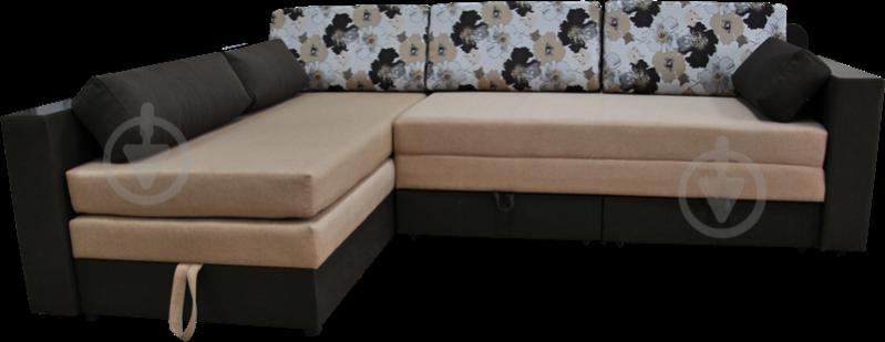 Угловой диван Ribeka Лорд А+ Серо-коричневый (05H01)