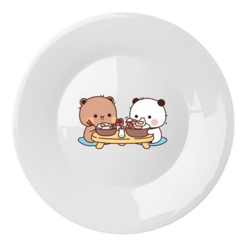 Тарілка Bubu and Dudu Enjoying Lunch (18831094-1-194577) - фото 1 Тарілка Bubu and Dudu Enjoying Lunch (18831094-1-194577) - фото 1