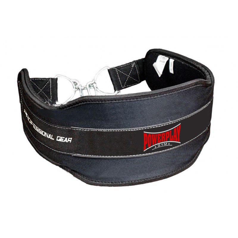 Пояс для утяжелений PowerPlay 3095 с неопреновым цепью Черный (A-012487)