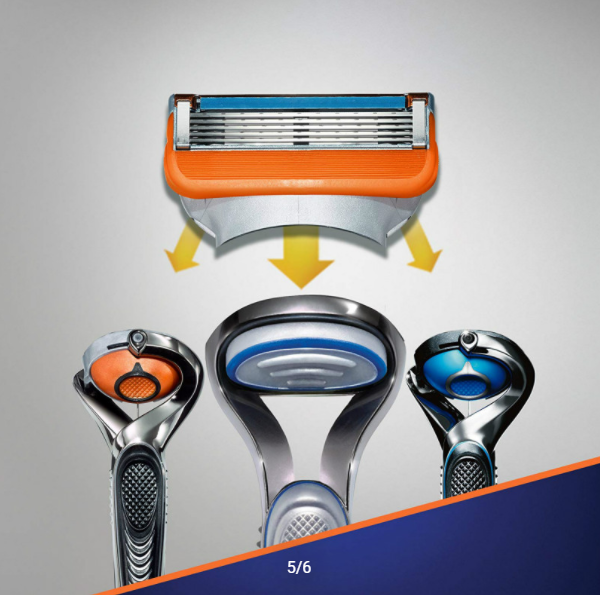 Картриджі GILLETTE Fusion Box 4 шт. (3377) - фото 3