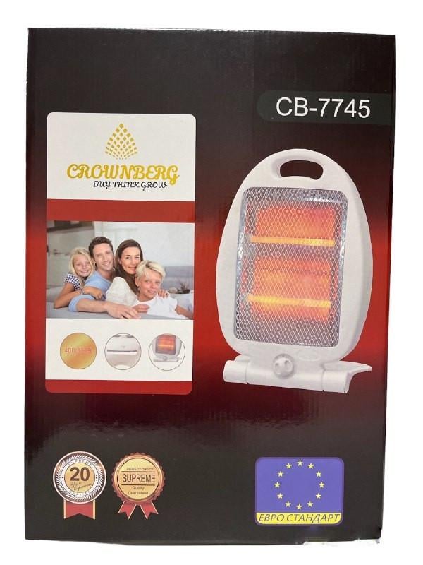 Инфракрасный обогреватель Crownberg CB-7745 Quartz Heater кварцевый (1703625063) - фото 2 Инфракрасный обогреватель Crownberg CB-7745 Quartz Heater кварцевый (1703625063) - фото 2