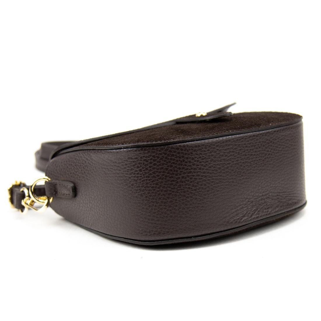 Женская сумка замшевая Firenze Italy F-IT-9876DB Шоколадный (2798992085) - фото 4