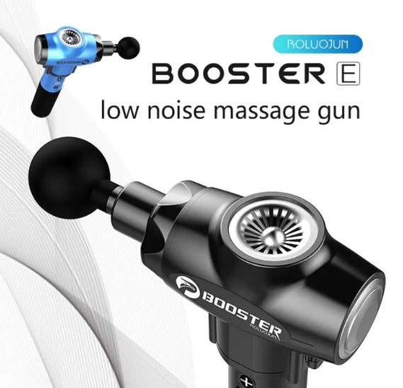Перкуссионный мышечный массажёр Booster E Черный - фото 5