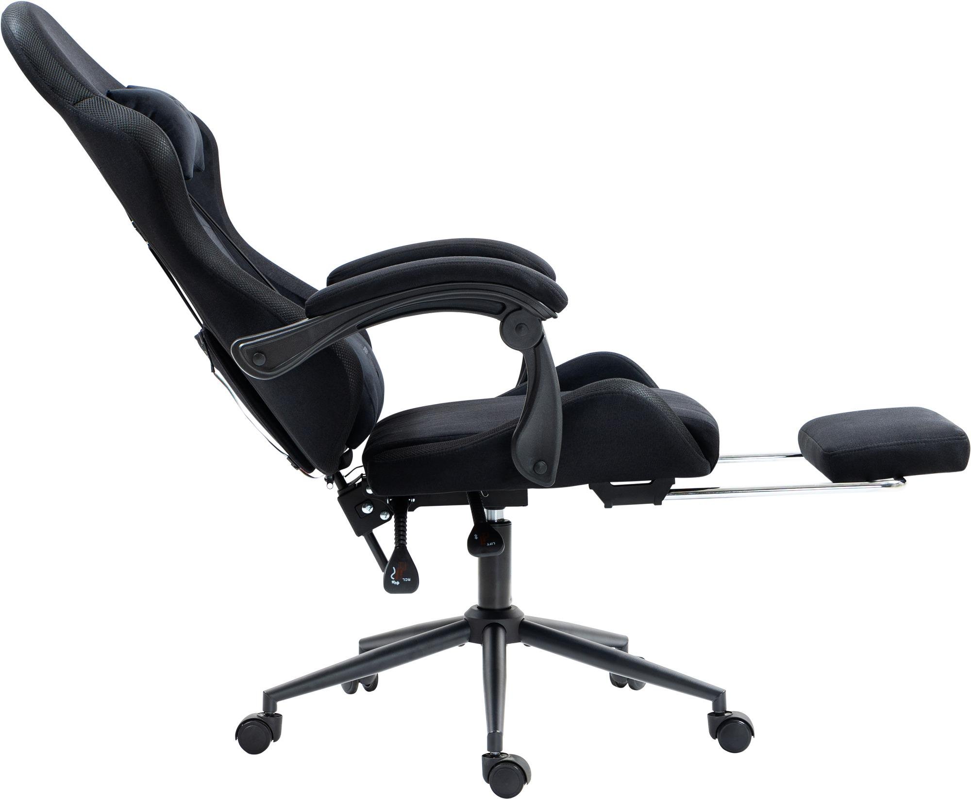 Кресло геймерское GT Racer X-2325 Fabric Black L - фото 8
