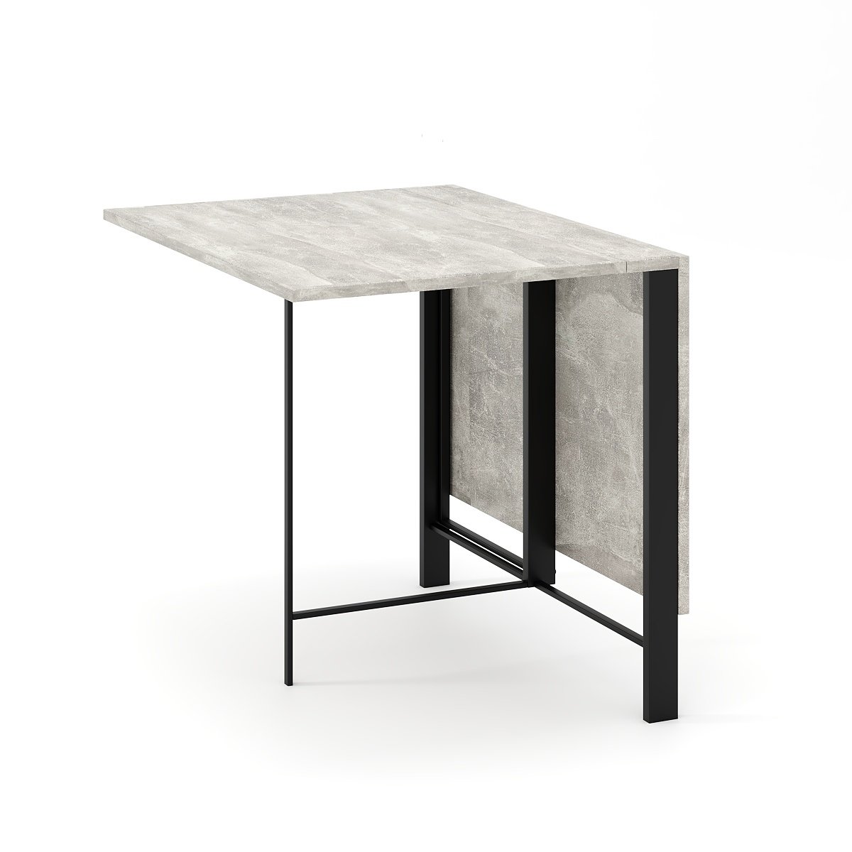 Стол-трансформер ART IN HEAD Voody 1300x900x756 мм Ателье светлый/Чёрный (TB26040000030) - фото 1 Стол-трансформер ART IN HEAD Voody 1300x900x756 мм Ателье светлый/Чёрный (TB26040000030) - фото 1