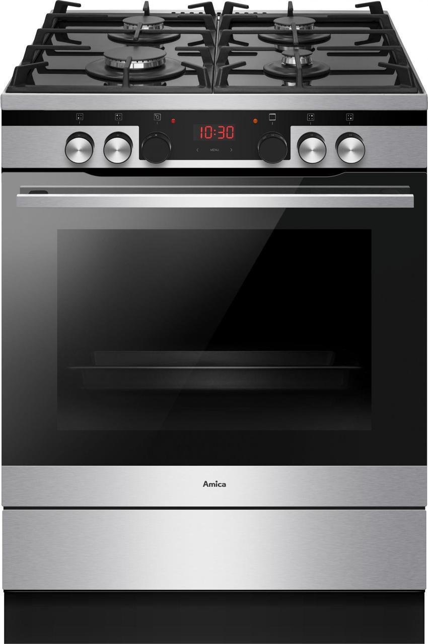 Кухонна плита комбінована Amica 6226GcED3.43ZpTsKDpA Xx (229096)