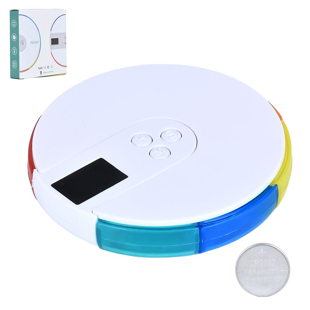 Органайзер для таблеток с таймером 11х2,5 см (R100088) - фото 2 Органайзер для таблеток с таймером 11х2,5 см (R100088) - фото 2