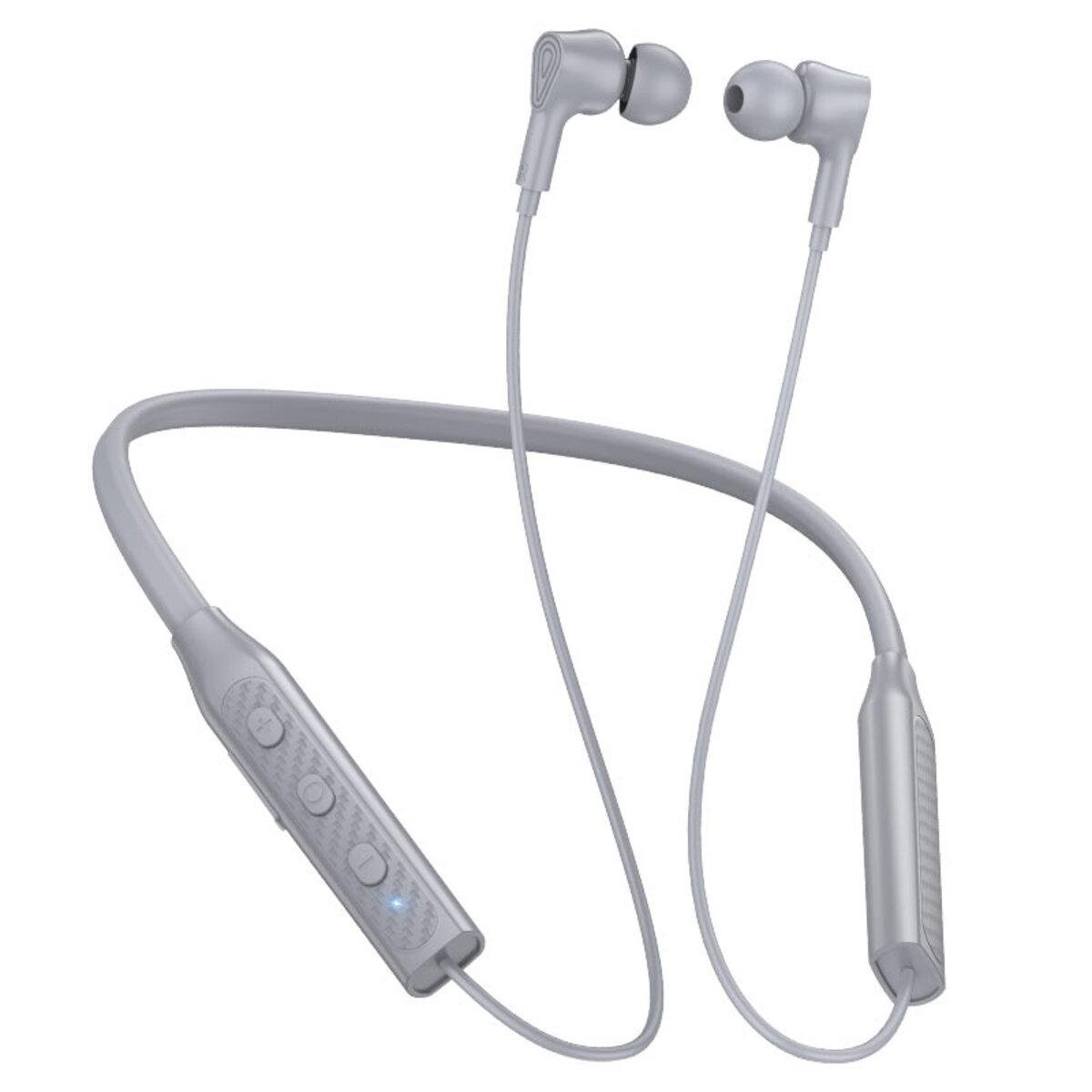 Наушники с микрофоном Borofone BE59 Rhythm neckband Grey (20359160) - фото 1