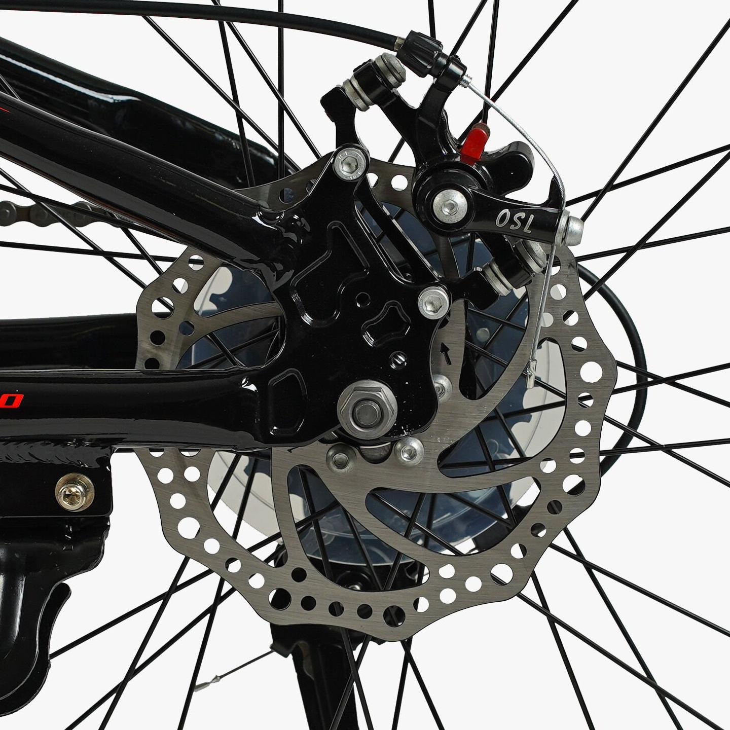 Велосипед горный Corso Optima 24" подростковый алюминиевый Черно-Красный - фото 7 Велосипед горный Corso Optima 24" подростковый алюминиевый Черно-Красный - фото 7