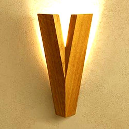 Світильник настінний з дерева Батавія Каррі (БРА-002403)