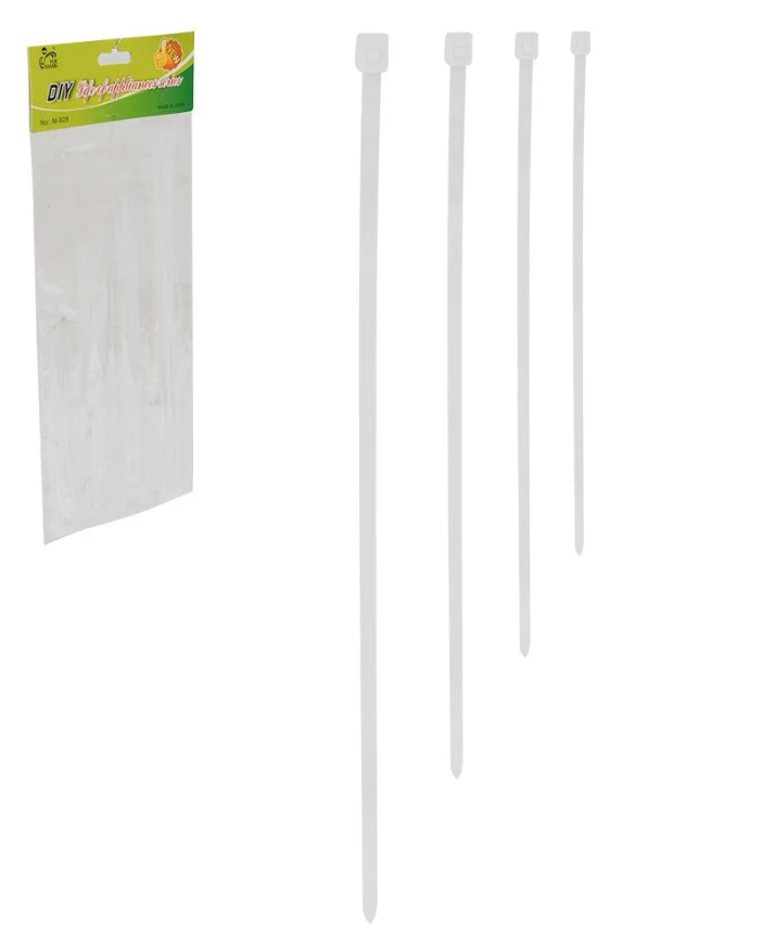 Стяжки для кабеля 12/15/20/25 см White (R37648-W)