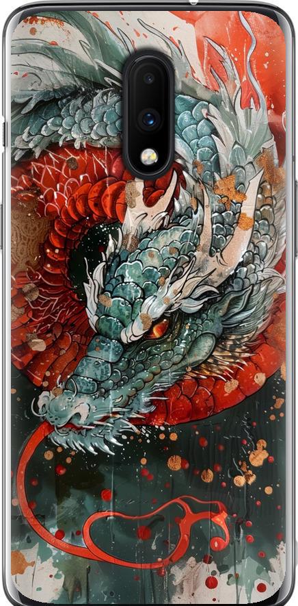 Чехол на OnePlus 7 Стихия огня (6101u-1740-42517)