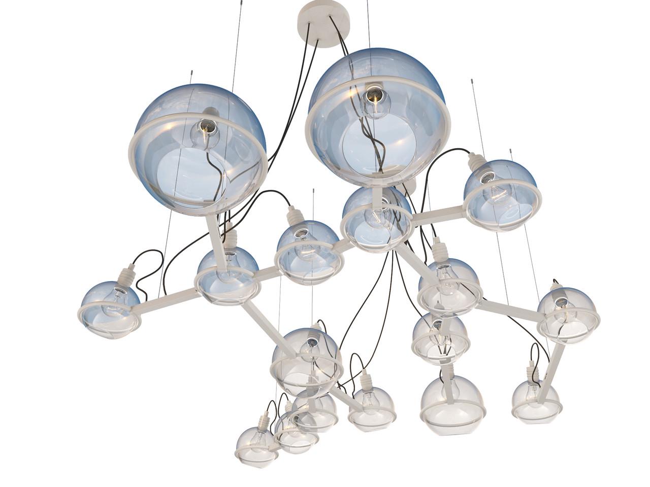 Люстра Pikart Lights Gemini Созвездие Близнецов 20895 Серебряный (1692307797)