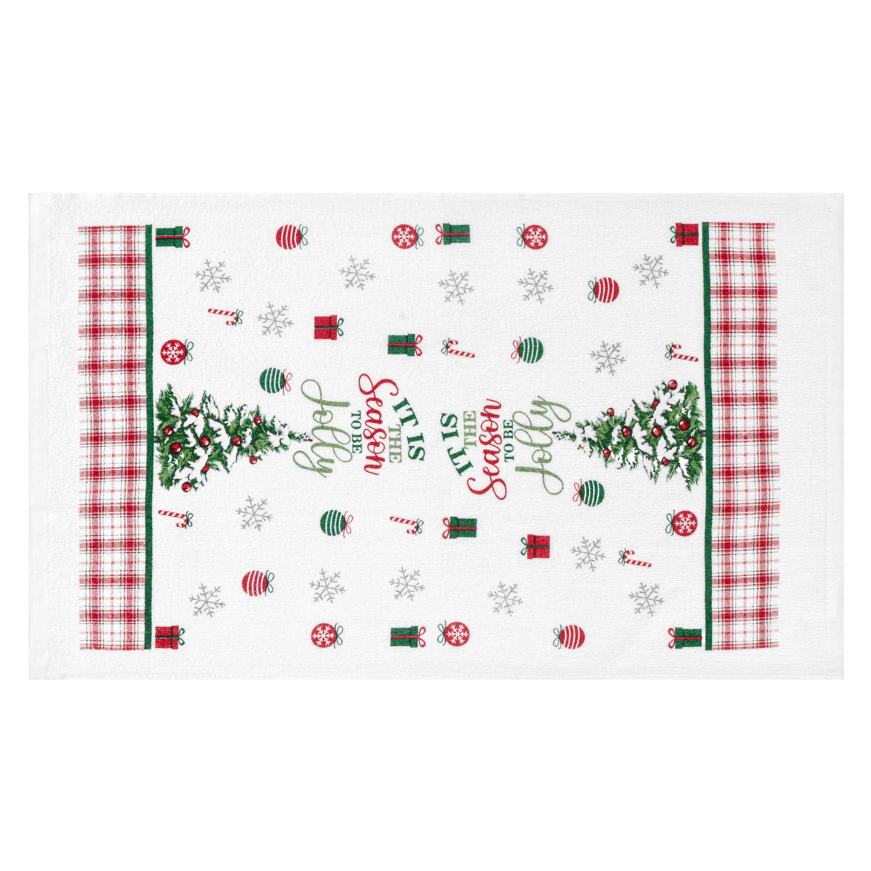 Набор полотенец Ardesto Christmas Tree 2 шт. 38x63 см Зеленый (ART3863HT)