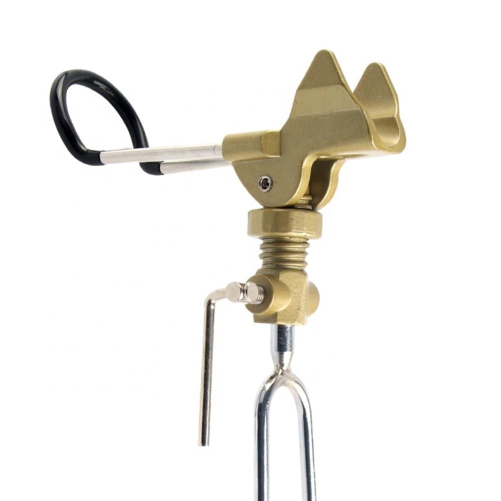 Підставка тримач для вудки комлевий універсальний алюмінієвий рибальський Підставка тримач для вудки комлевий універсальний алюмінієвий рибальський