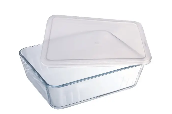 Форма скляна PYREX C&S Classic з кришкою 0,8 л 19х14 см (241P000/7046)
