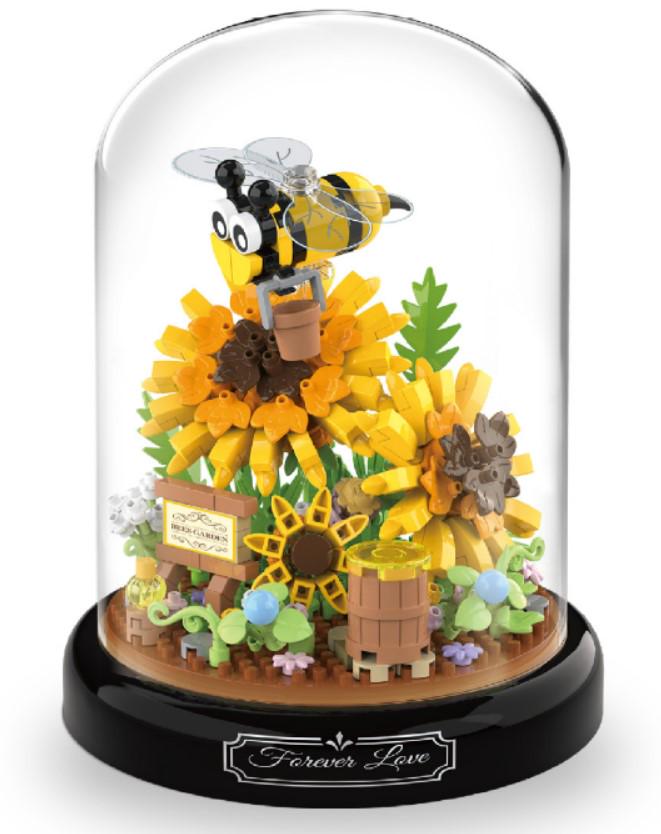 Конструктор Bee in the Sun серия Flower Beetles Пчелы на подсолнечнике под куполом 229 деталей (2104619327) Конструктор Bee in the Sun серия Flower Beetles Пчелы на подсолнечнике под куполом 229 деталей (2104619327)
