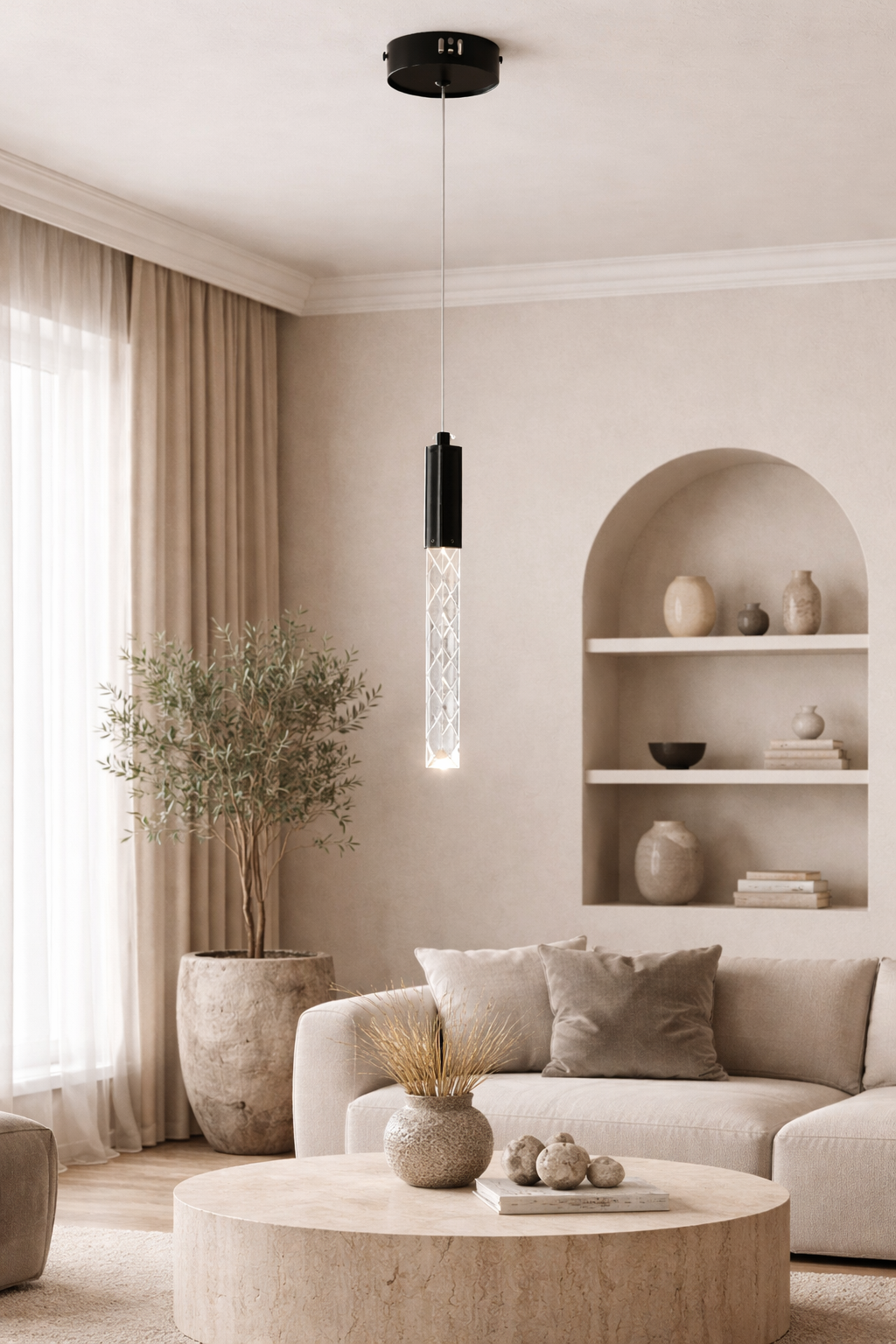 Подвесной светильник Frozen Light LED нейтральный свет 5W (20382/1ВК)