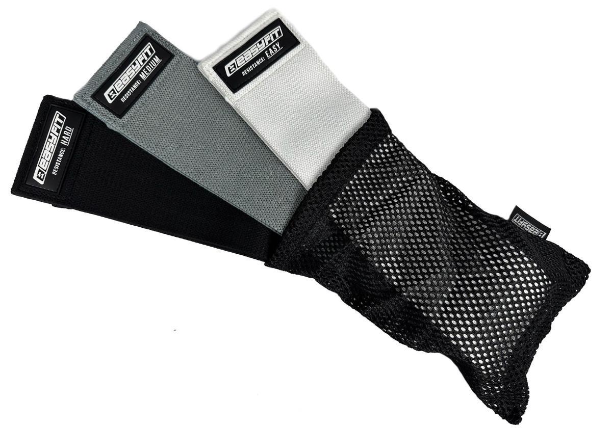 Набор тканевых резинок для фитнеса EasyFit 3 шт. (EF-1820) - фото 3 Набор тканевых резинок для фитнеса EasyFit 3 шт. (EF-1820) - фото 3