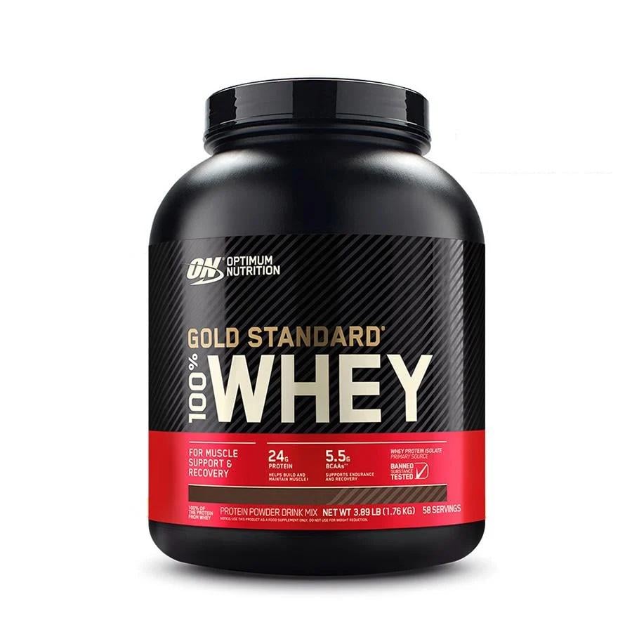 Протеин Optimum Gold Standard 100% Whey 1,8 кг Айс ваниль (2098V12473)