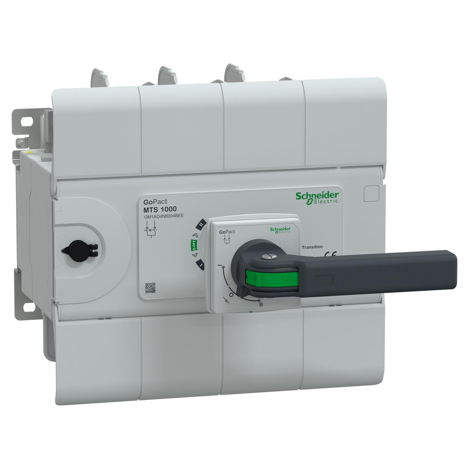 Переключатель нагрузки I-0-II Schneider Electric GoPact MTS1000 4P 800A 415V выносная ручка (GM1AD4N8004BEE)