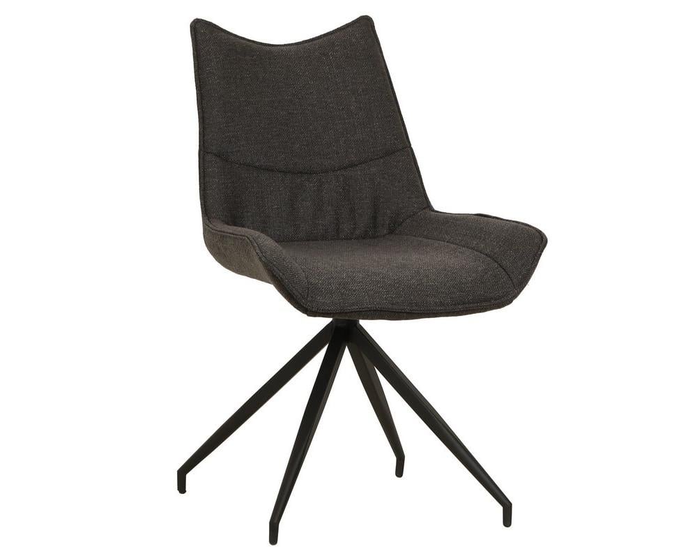 Стул поворотный Vetro Mebel R-55 металл Черно-серый