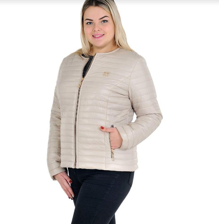 Куртка женская Sanny р. 58 Бежевый (№3502-бр-мк)