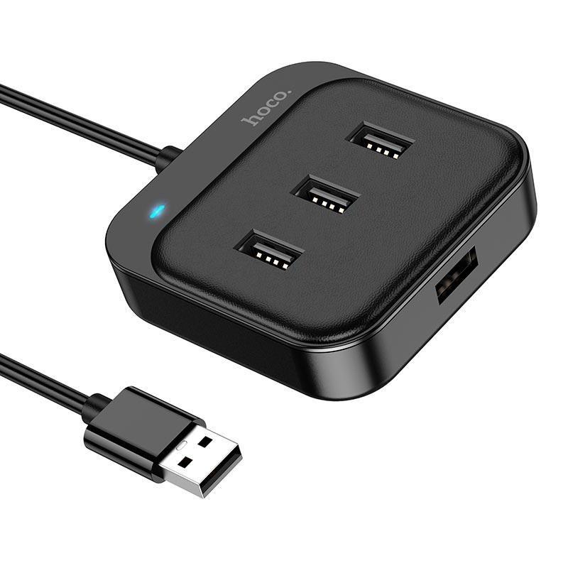 Розгалужувач USB HUB 4 в 1 HOCO Easy HB31 USB 2,0 (019915) - фото 5