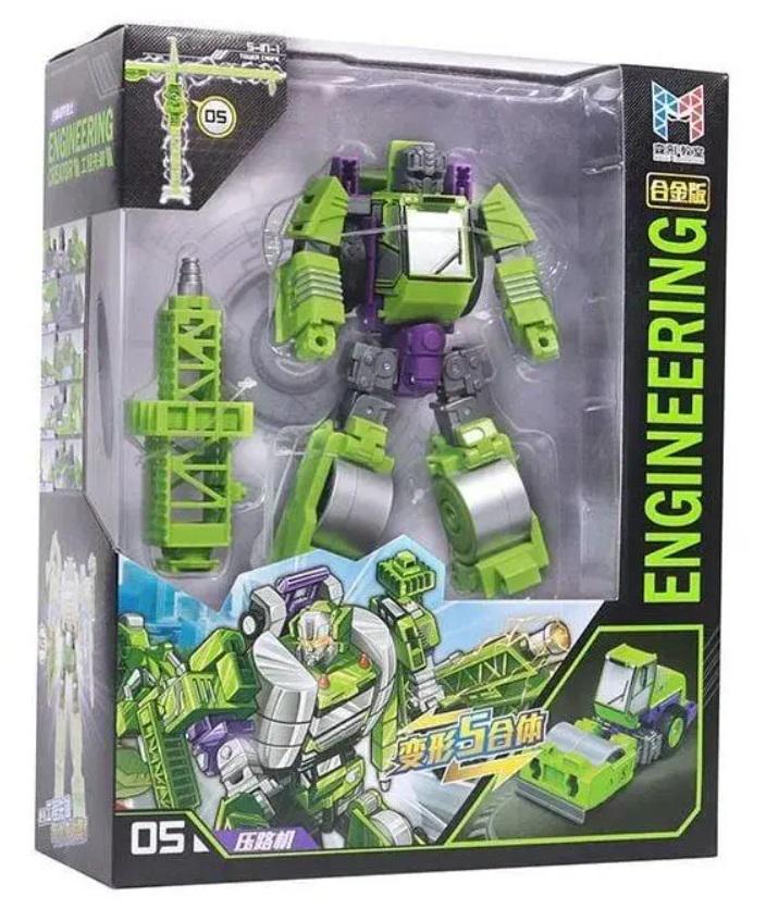 Трансформер A-Toys Строительная спецтехника Каток 5в1 (2505)