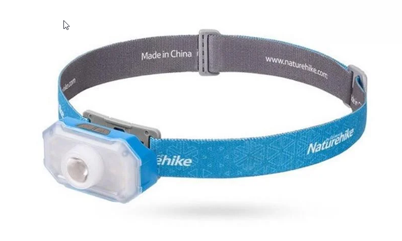 Ліхтар налобний Naturehike NH18T001-A Блакитний (62989) Ліхтар налобний Naturehike NH18T001-A Блакитний (62989)