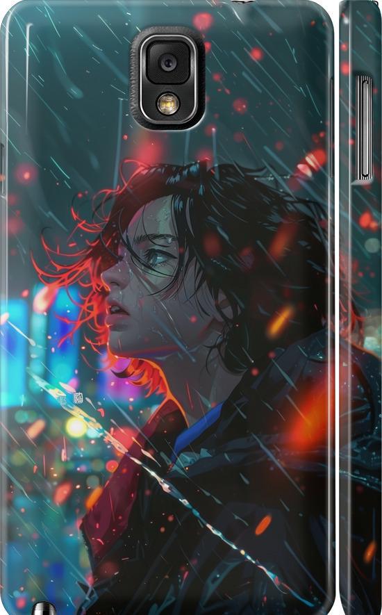 Чехол на Samsung Galaxy Note 3 N9000 Ночные огни (6096c-29-42517)