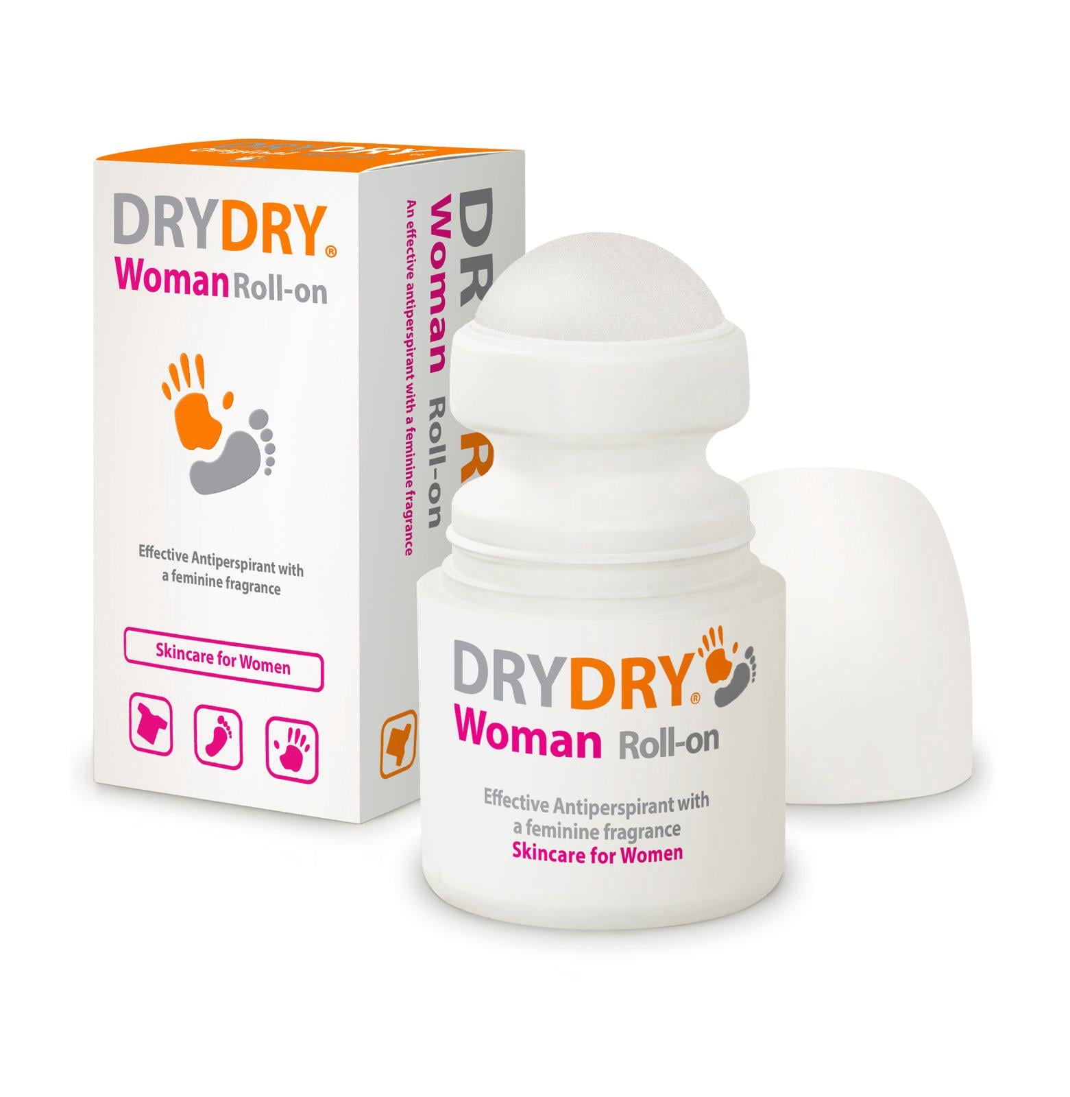 Дезодорант-антиперспірант кульковий для жінок Dry Dry woman Roll-on парфумований від рясного потовиділення 35 мл (33005691)