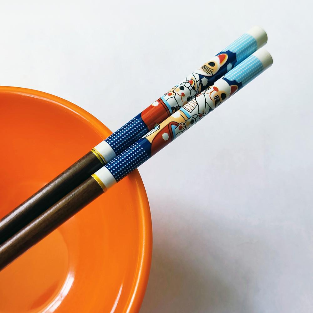 Комплект пиала для риса и пара палочек для еды Хаси - фото 2