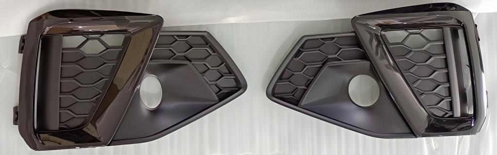 Решетки противотуманных фар S-Style Sport,2020-2022 2 шт. GT Tuning для Audi A4 B9 2015-2024 ABS Черный