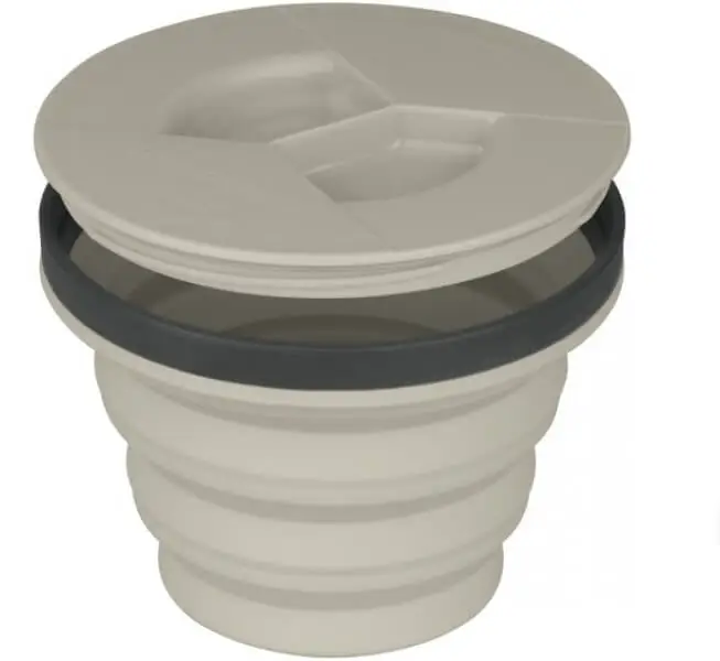 Кружка с крышкой Sea To Summit X-Seal & Go Medium Sand (1033-STS AXSEALMSA)