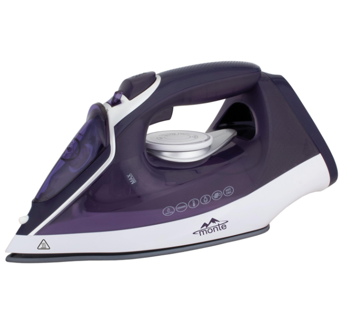 Утюг Monte MT-1519 керамическая подошва Anti-Calc Anti-Drip авто-отключение 2600 Вт Фиолетовый (2786037342) Утюг Monte MT-1519 керамическая подошва Anti-Calc Anti-Drip авто-отключение 2600 Вт Фиолетовый (2786037342)
