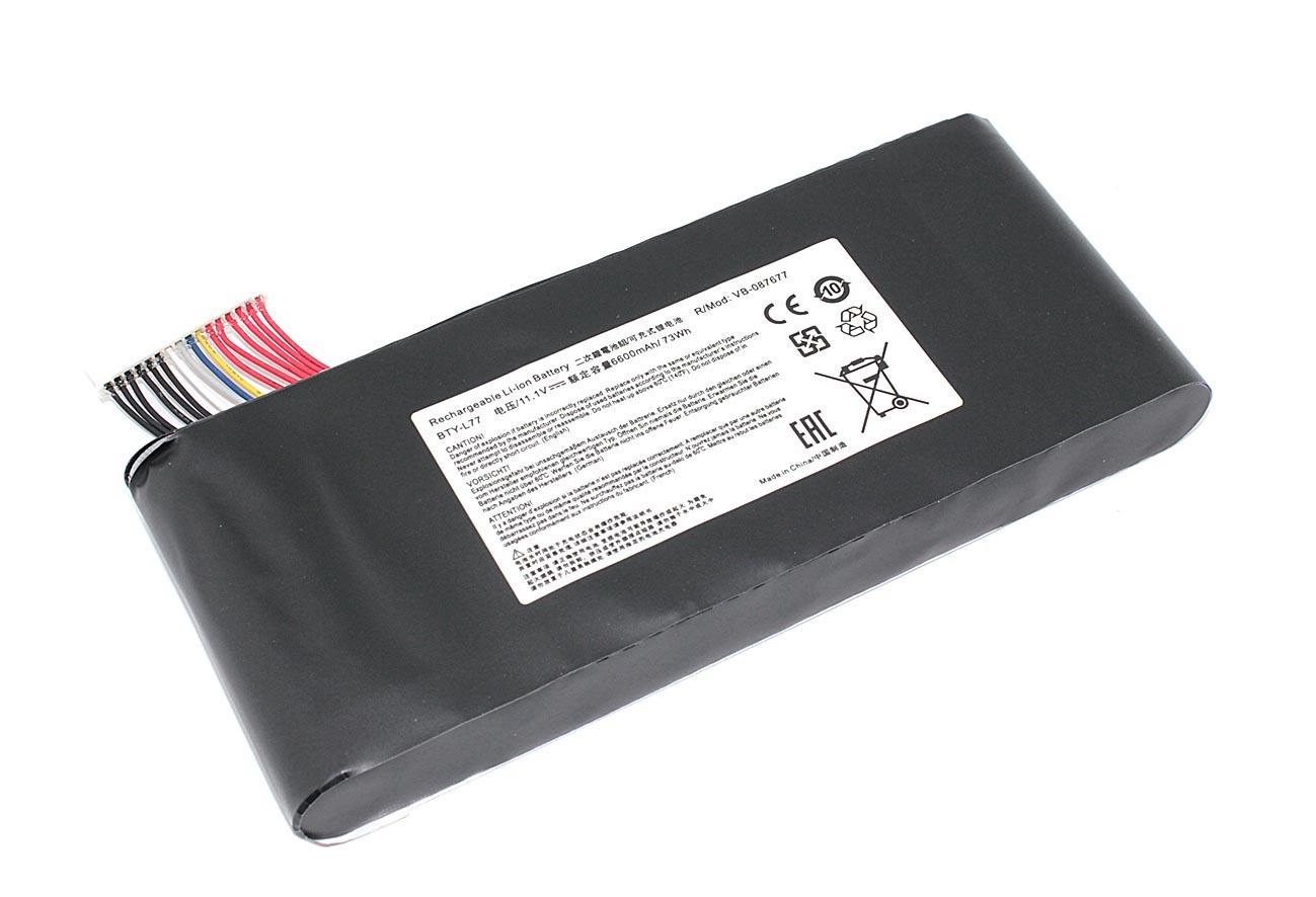 Аккумулятор для ноутбука MSI BTY-L77 GT72 11,1 V 6600 mAh (087677)