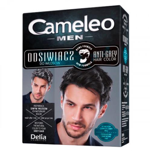 Фарба для волосся вусів та бороди Delia Cameleo Men брюнет 2х8/30 мл