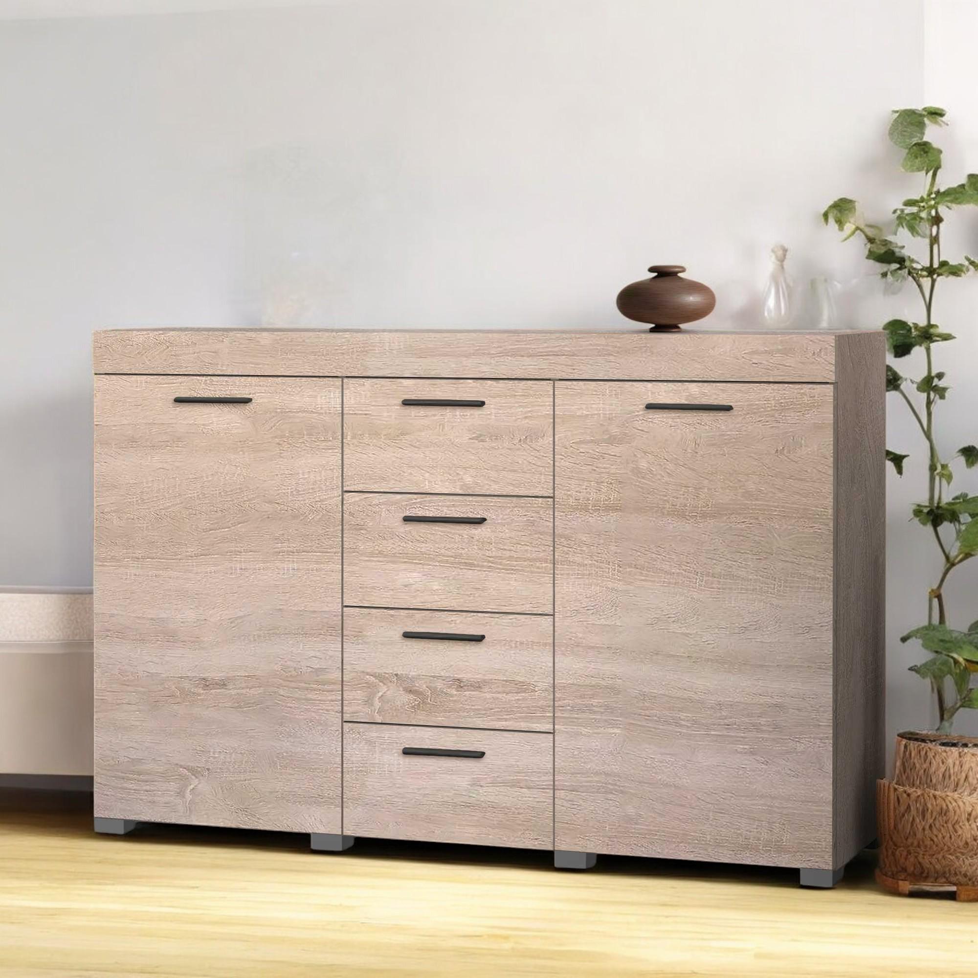 Комод з двома тумбами та висувними шухлядами Дуб Сонома (О-7б) - фото 2 Комод з двома тумбами та висувними шухлядами Дуб Сонома (О-7б) - фото 2