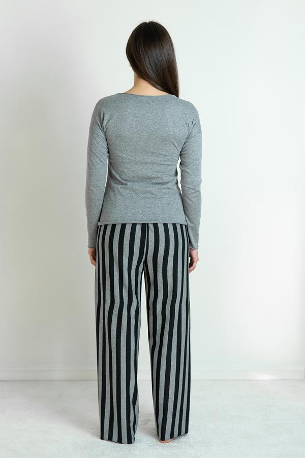 Піжама трикотажна Forli Coffee TR0018-26-69 з брюками M Black (18164128) - фото 4 Піжама трикотажна Forli Coffee TR0018-26-69 з брюками M Black (18164128) - фото 4