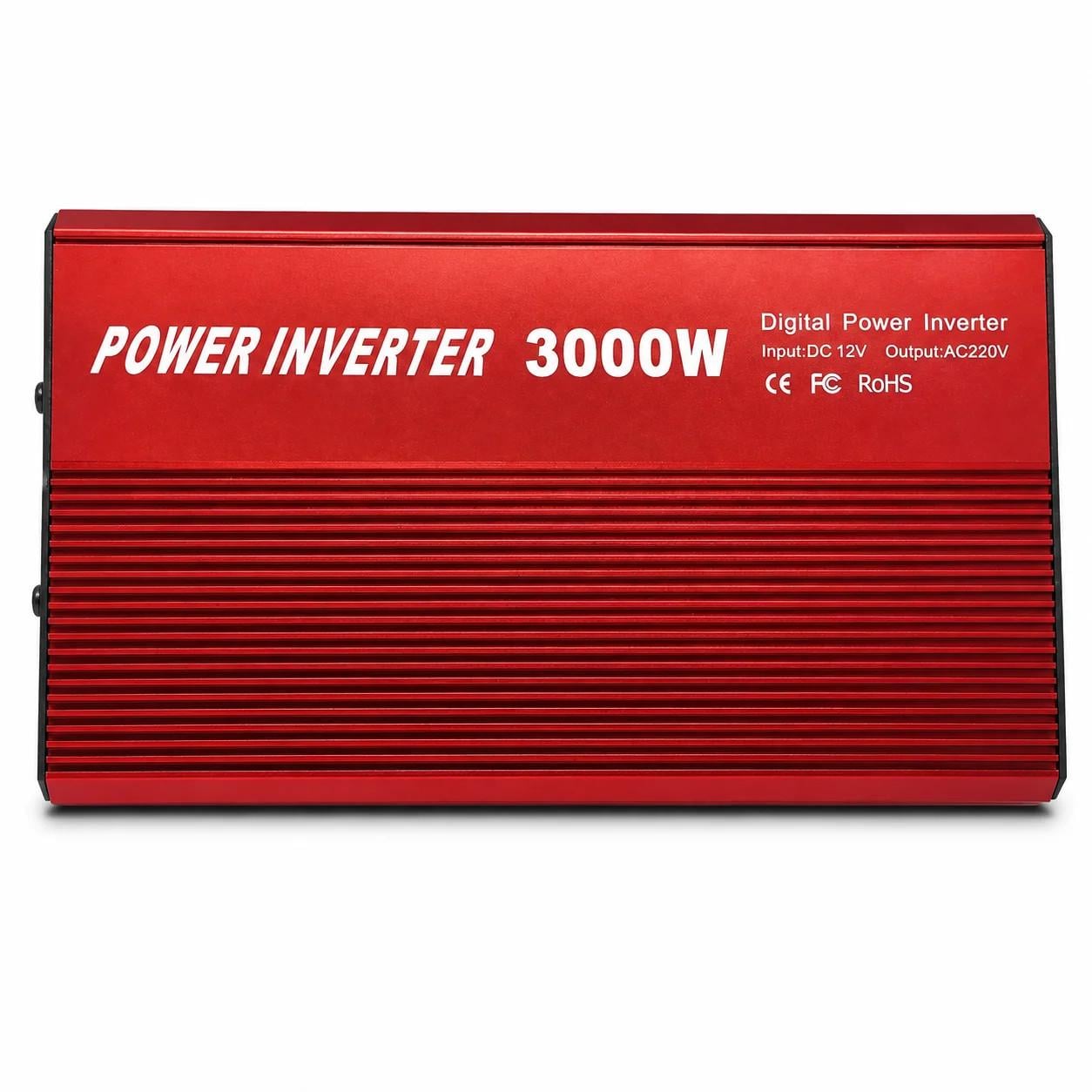 Инвертор 12V 3000Вт преобразователь напряжения с модифицированной синусоидой авто (18927)
