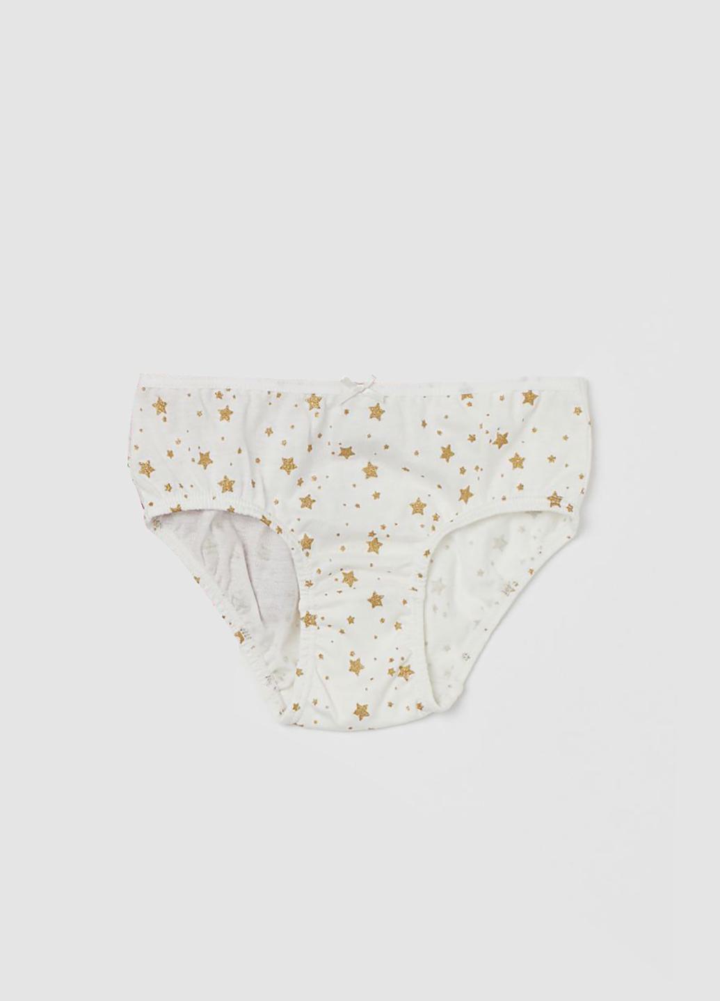 Трусы H&M 98-104 см Белый (530235b51)