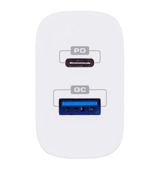 Зарядний пристрій Glasscove TC-012APQ20 3 A 20 W USB/Type C White (3_00661) - фото 4