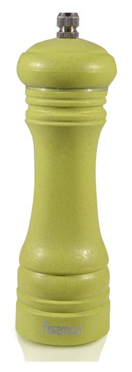 Млин для спецій Fissman Spice 15х5 см бамбуковий Салатовий (FN-8202)