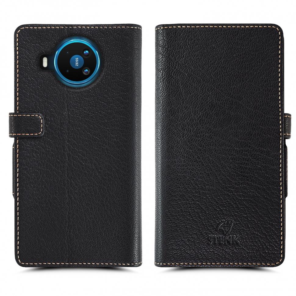 Чехол книжка Stenk Wallet для Nokia 8.3 Черный (68311)