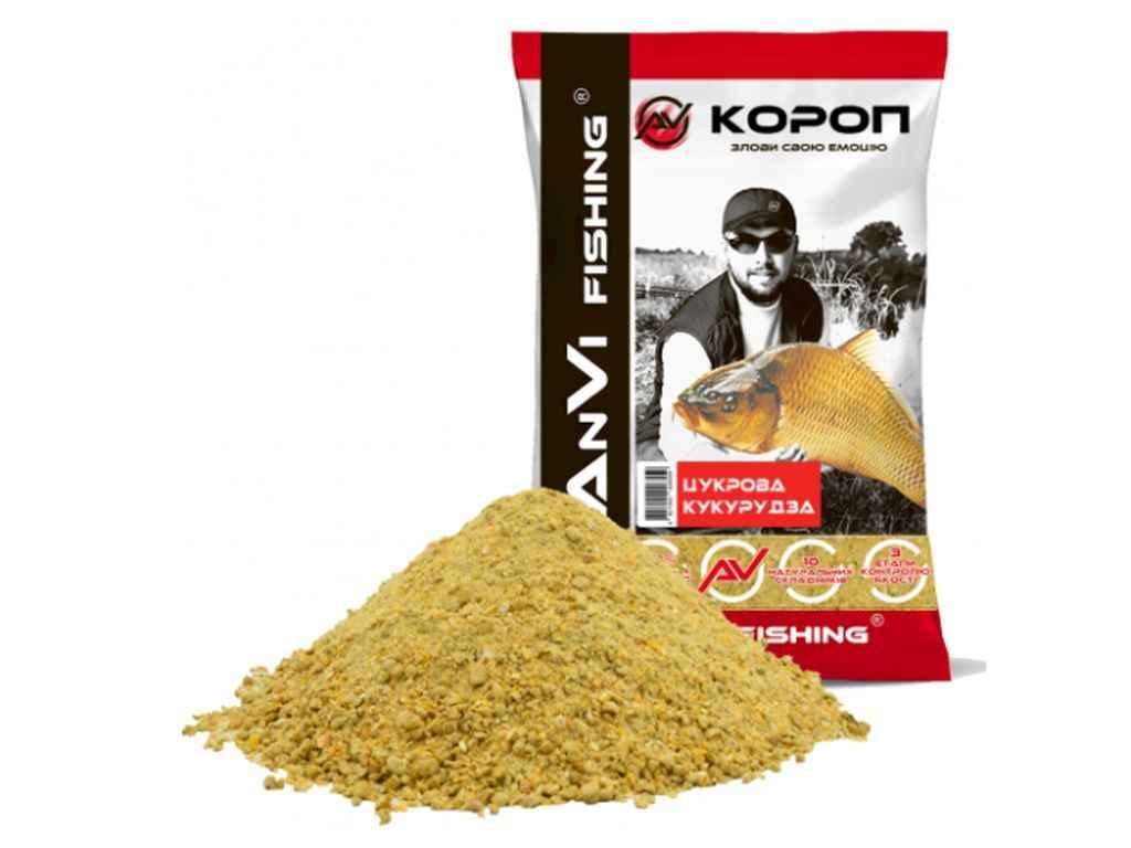 Приманка ANVI-FISHING Карп Сахарная кукуруза 1 кг (1034482)