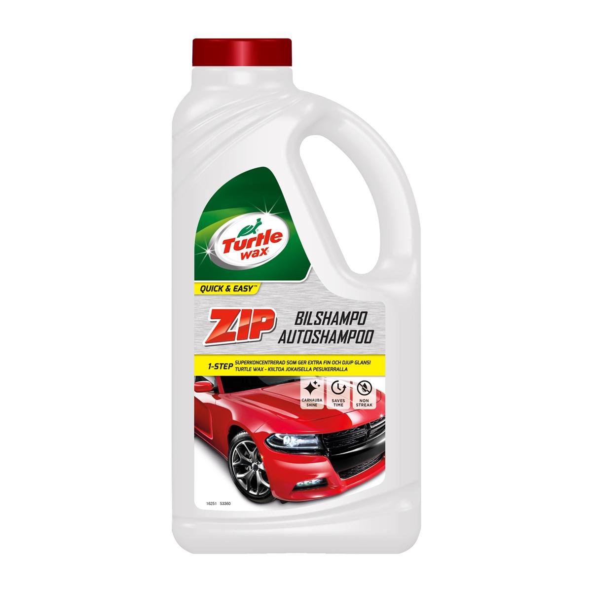 Автошампунь с воском Turtle Wax Zip 1 л (53363)