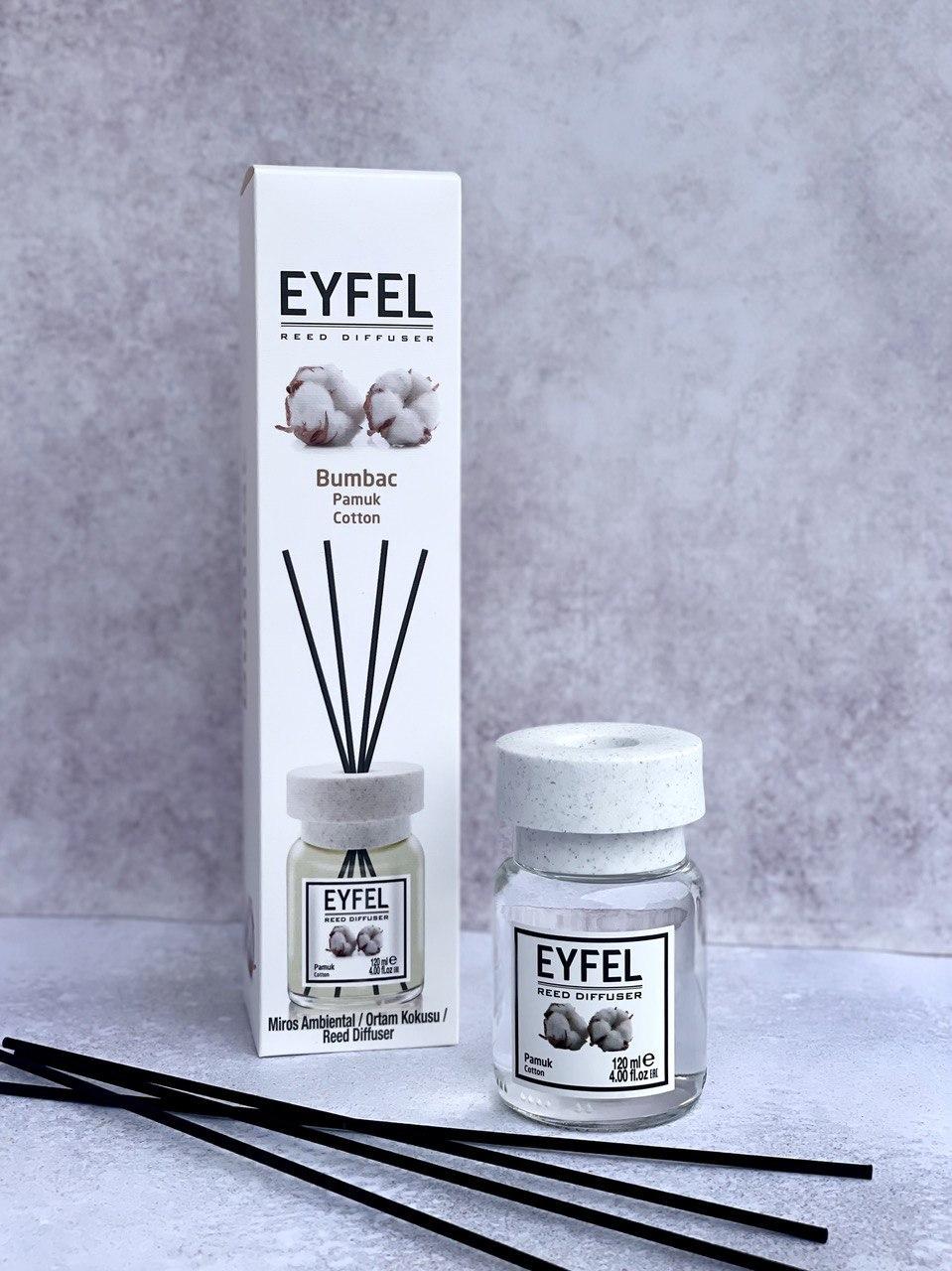 Аромадиффузор Eyfel Perfume Reed Diffuser Хлопок 120 мл